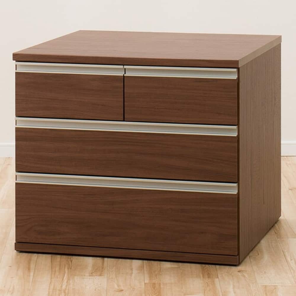 NMU ITA　収納家具　ブラウン　3段　幅75㎝ 押入れ収納 トラウト 75－3 MBR <N>(押入れ収納 ﾐﾄﾞﾙﾌﾞﾗｳﾝ): 収納
