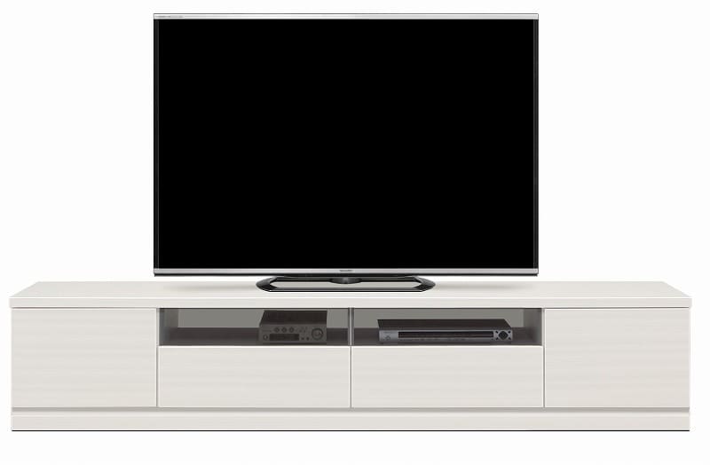 ローボード（テレビ台） ウェイク 180TV（WH木目）(幅180