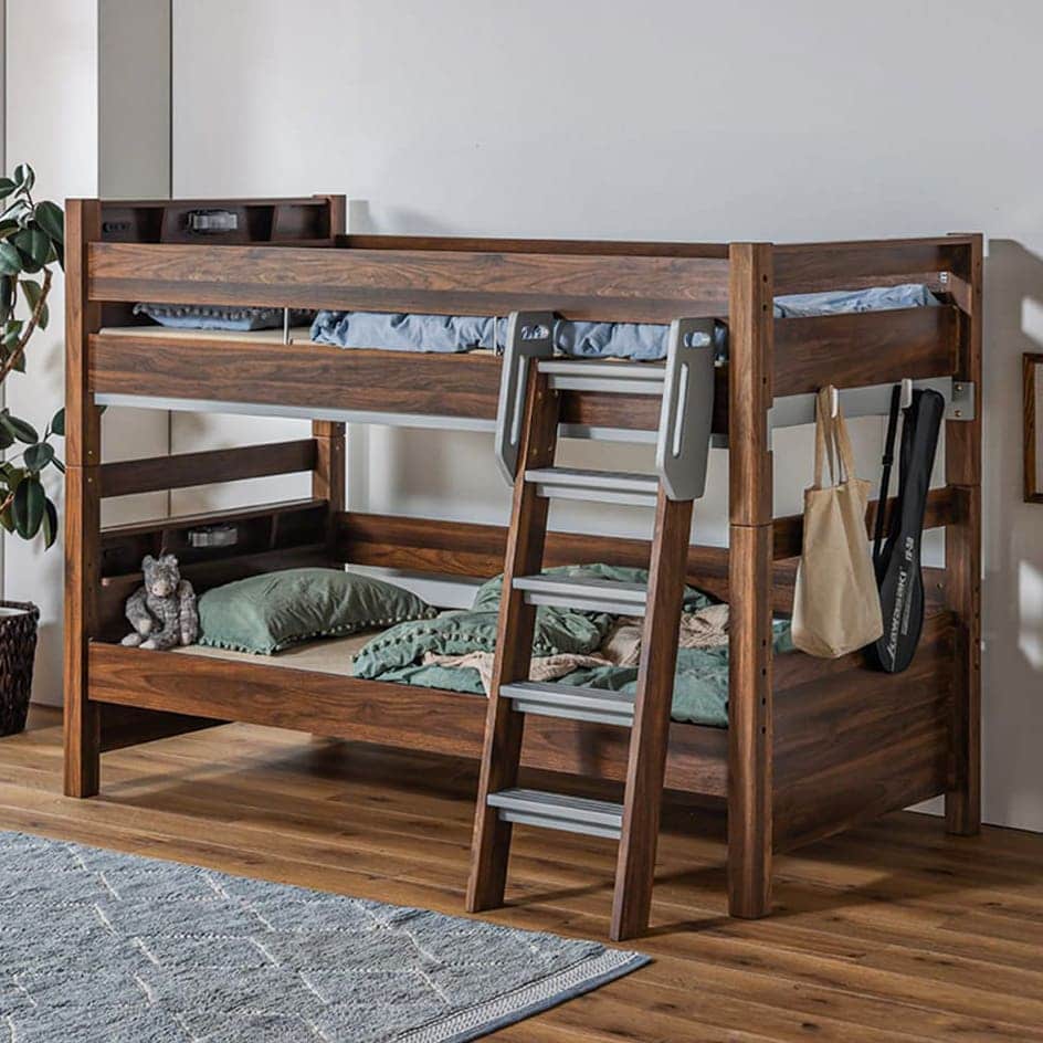 二段ベッド ソリードⅡ WN／GY(5Y）WN／GY): ベッド | 家具