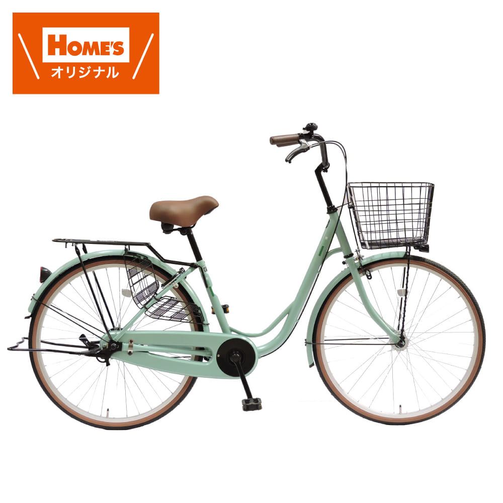 引き取り限定(自宅) 自転車 ネイビー シティサイクル 紺 美品 Amazon | 27.5型 6段変速付 シティサイクル マットネイビー