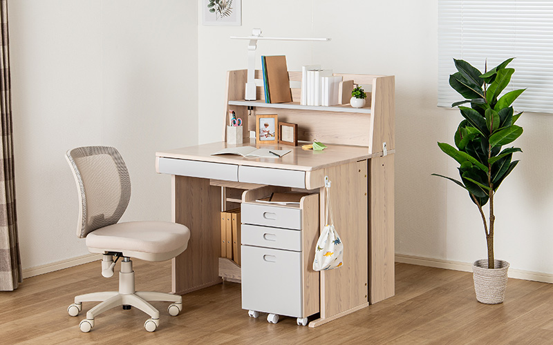 学習 勉強 机 かわいい デザインが魅力 ESシリーズ: | 家具